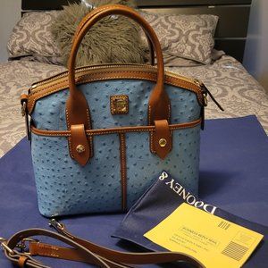 Dooney & Bourke Ostrich Domed Satchel